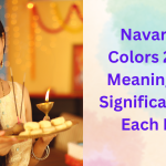 Navaratri color box for each day to show vibrant festival colors.