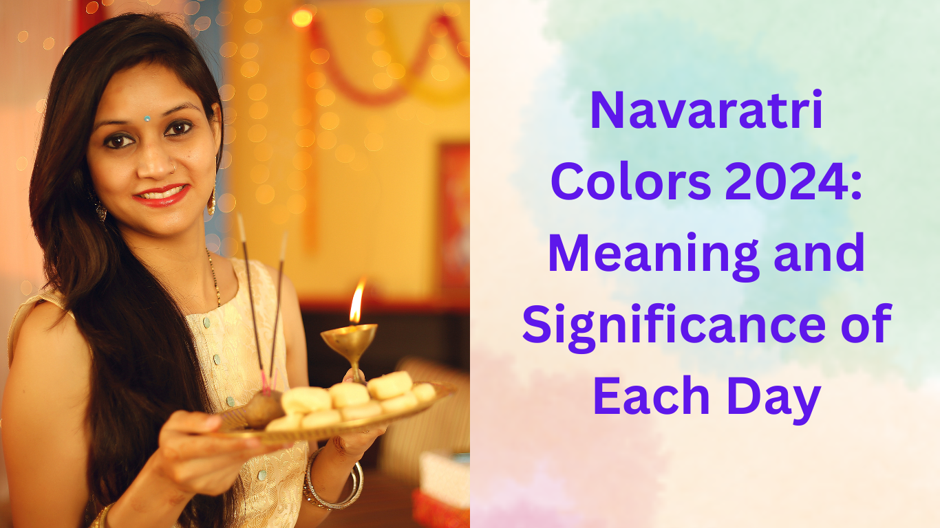 Navaratri color box for each day to show vibrant festival colors.